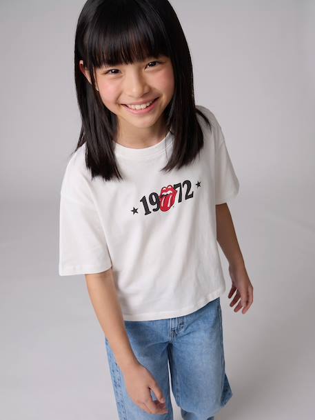 ROLLING STONES T-shirt for girls ecru 