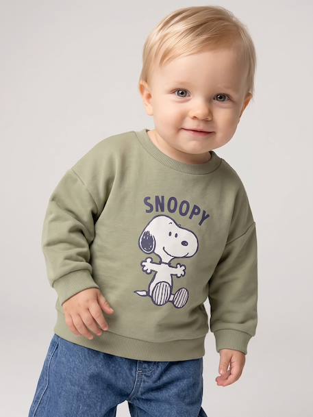 Sweatshirt Snoopy for baby khaki 