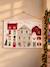 Fabric Advent Calendar red 