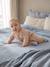 Long-sleeved playsuit for baby beige 