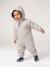 Water-Repellent Pramsuit with Hood, Lined in Polar Fleece, for Babies sage green+sandy beige 