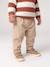 Corduroy trousers for baby boys beige 