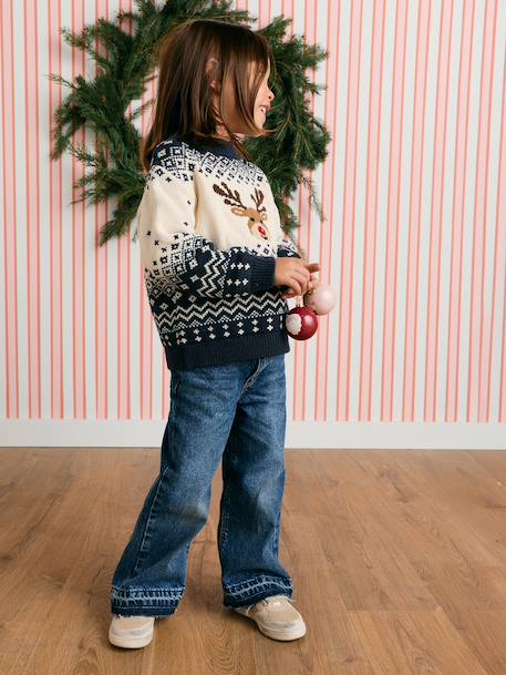 Christmas knitwear for boys navy blue 