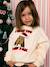 Christmas sweatshirt for girls vanilla 
