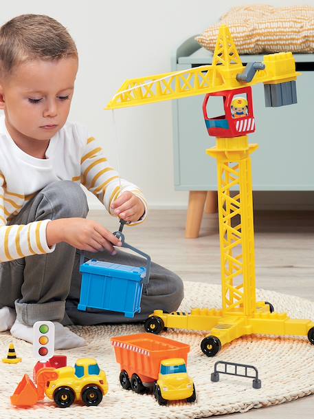 Construction set with crane ECOIFFIER multicoloured 