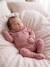 Knitted baby set for baby girls blush 