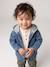 Hooded Denim Shirt for Babies stone 