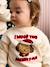 Christmas sweatshirt for baby boys vanilla 