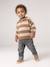 Polo jumper for baby taupe 