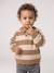 Polo jumper for baby taupe 