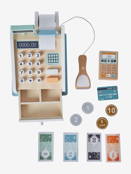 Cash Register & Accessories, in Wood - Wood FSC® Certified NO COLOR 