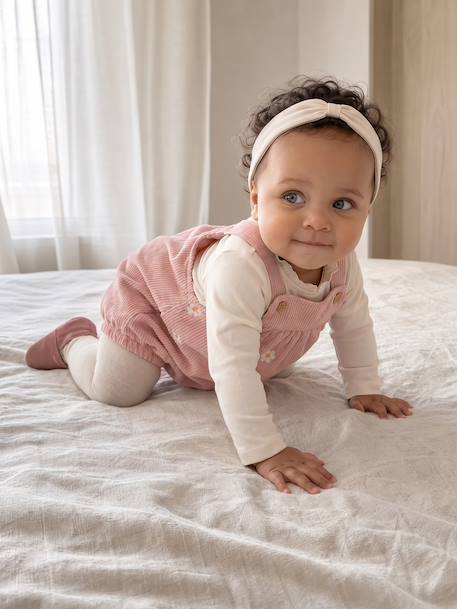 4-piece set for baby girls pale pink 
