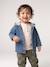 Hooded Denim Shirt for Babies stone 