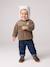 Zip-up jacket for baby boys taupe 