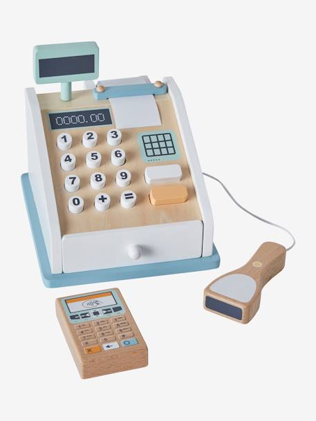 Cash Register & Accessories, in Wood - Wood FSC® Certified NO COLOR 