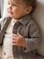 Shirt overshirt and T-shirt set for baby khaki 