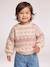 Long-sleeved jumper for baby girls rose 