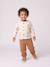 T-shirt and trousers set for baby caramel+green 