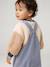Dungarees and sherpa sweatshirt set for baby boys grey blue 