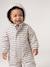 Water-Repellent Pramsuit with Hood, Lined in Polar Fleece, for Babies sage green+sandy beige 