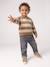 Polo jumper for baby taupe 