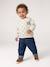 Long-sleeved sweatshirt for baby sage green 