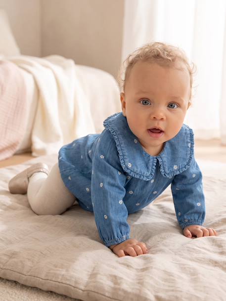 Baby jumpsuit set with tights stone 