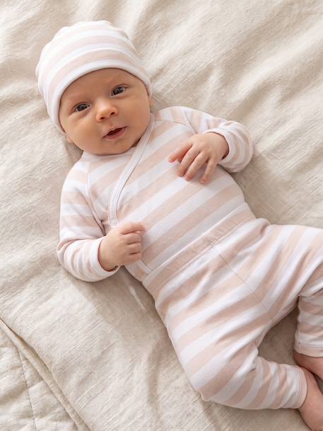4-piece set for baby marl beige 