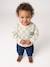 Long-sleeved sweatshirt for baby sage green 