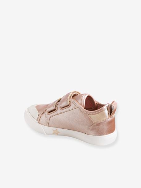 Trainers with Touch Fasteners for Girls, Designed for Autonomy Shimmery Light Pink 