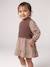 2-in-1 long-sleeved dress for baby chocolate 