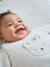 Velour baby sleep bag with removable sleeves marl beige 