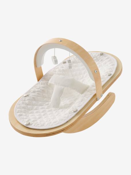 Wooden Baby Bouncer for Dolls - FSC® Certified Wood/White 