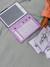 KIDYWOLF mini Kidydraw drawing tablet fir green+mauve+rose+violet+yellow 