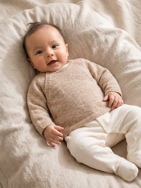 Pack of 3 newborn pieces marl beige 