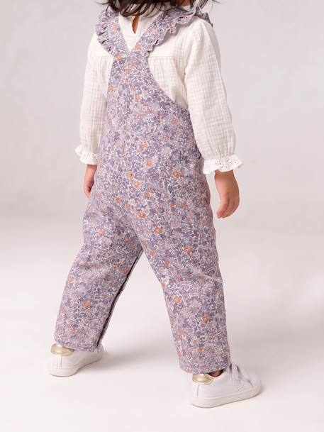 Dungarees for baby girls blue 