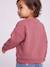 Baby sweatshirt with printed message raspberry pink+rosy+vanilla 