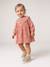 Long-sleeved dress for baby girls apricot 