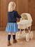 Pram for baby doll black+ecru 