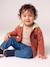 Hooded overshirt for baby terracotta 