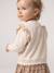 Long-sleeved dress for baby girls vanilla 