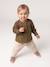 Corduroy blouse for baby girls olive 