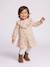 Long-sleeved dress for baby girls ecru 