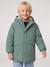 Hooded Sherpa-Lined Parka for Boys black+khaki+sage green+taupe 