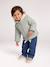 Puffer jacket with hat and mittens for baby girls sage green 