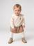 Long-sleeved dress for baby girls vanilla 