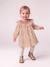 Long-sleeved dress for baby girls ecru 