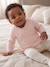 Wrap-Over Cardigan in Wool & Cotton for Babies cappuccino+marl beige+pale pink+sage green+white 