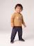Fleece-lined trousers for baby boys anthracite+olive 