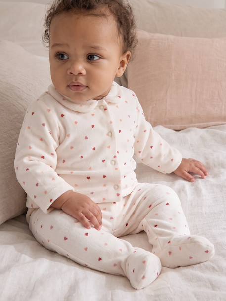 Pack of 2 pyjamas for baby rosy 